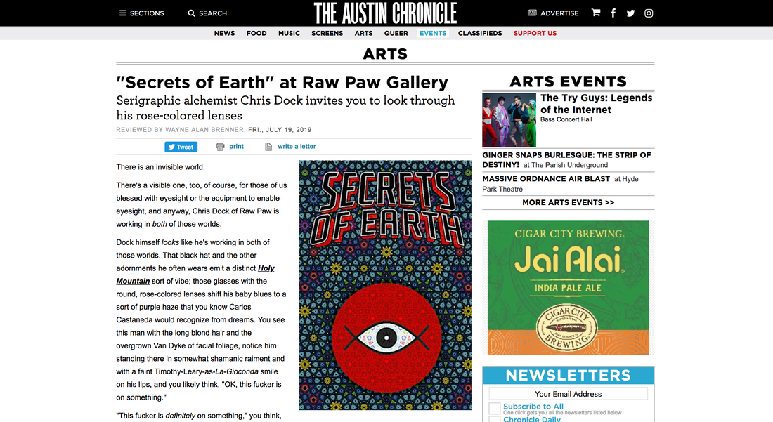 First Review in the Paper!